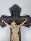 Vtg    inri    Resin Ornate Cross Wall Mount Decor 11 5 