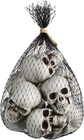 10 Pcs Halloween Mini Skull Heads 2 3   Plastic Skeleton Skulls Decor