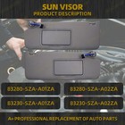 Pair Left   Right Sun Visor W  Light For Honda Pilot 2009-2015 83280szaa01za