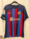 2022-23 Nike Barcelona Player-issue Home Jersey Frenkie De Jong  21 Size M