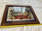 Vintage Molson Beer Ale Imported From Canada Sign Mirror 16 X 20 Framed Bar Sign