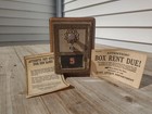 Vintage Post Office Door Coin Bank The Knothole Authentic Advertising Antique