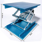 Lift Table Lab Stand Lifter Scientific Scissor Lifting Jack Platform 8  x 8   Al