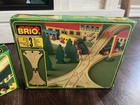 Vtg Brio Wooden Curved Switching Tracks 33346   Double 33347 Wooden Railway