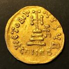 Ancient Byzantine Gold Coin Heraclius  Solidus 610 - 641 A d  Rare Coin 
