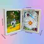 5x7 Pet Memorial Shadow Box For Dog   Cat Keepsake Photo Frame 