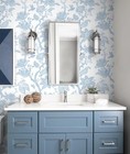 Floral Wall Paper Modern Contact Paper Boho Bedroom Bathroom Wallpaper Peel And