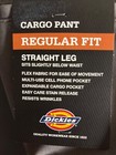 Dickies Mens Regular Fit Cargo   Cell Phone Pocket Pants Charcoal Size 38x34 New