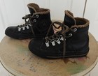 Black Youth Converse All Star Leather High Top Shoes Sneakers Us 11 Junior Vtg