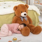 Giant 4ft Brown Teddy Bear - Adorable Cuddly Plush Stuffed Animal Gift For Baby