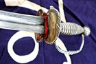 French Indian War American Revolutionary War Silver Hilt Colichemard Blade Sword