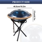 Handpan Drum Instrument 18 Inches 9-note G Minor Hand Pan Set  Percussion