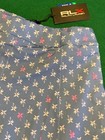 New  Womens Rlx Ralph Lauren Blue Multi-paneled Performance Wicking Golf Skort