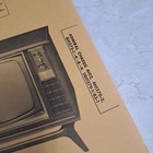 Admiral Photofact Manual Color Tv 1969 Illustrated Vintage Service Guide