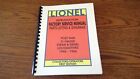 Lionel - Reproduction Factory Service Manuals Bundle Of All Four Manuals