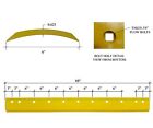 2 - 7d-4508 Common 5ft Heat Treated Curved Grader Blade W  Bolts - 5 8 x6 x60 