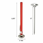 Stainless Steel Pocket Probe Thermometer Gauge For Food Cooking Meat Bbq 