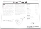 F-14 Tomcat By Grumman Aerospace Corporation  2-sided Color Poster 8-1 2  X 11 