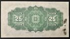 Canada 25 Cents 1900  shinplaster  Banknote Dominion Of Canada High Grade Dc-15b