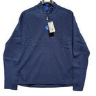 Rlx Ralph Lauren Mens Pullover Wool Blend Knit 2xl Blue Quarter Zip Golf Coolmax