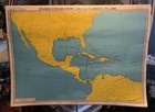 Vintage Cram Superior Series Historical Large Flip-over School Map Us History