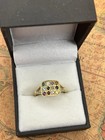14k Yellow Gold Hoshen Stones Ring 12 Bible Tribes Of Israel Jerusalem Jewish