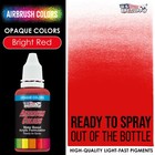 Us Art Supply 1-ounce Opaque Bright Red Airbrush Paint