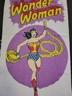 Vintage 1978 Wonder Woman Dc Super Hero Beach Towel 24  X 51  