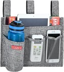Bedside Caddy With 4 Pockets For Hospital  Dorm Or Baby Bed  grey 