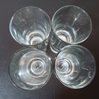 Set Of 4 Carlo Maretti Bullet Nose Heavy  Weighted Juice shot Glasses