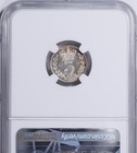 1875 3p Maundy Ngc Ms62 Great Britain 3 Pence Queen Victoria Silver Prooflike 
