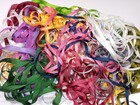 100  Pure Silk Embroidery Ribbon Grab Bag 50  Yards Mostly 4mm