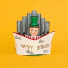 Ultra Rare Tmj Vtg Happy Birthday Figurine Candle Holder Choir Boy Napco Lefton