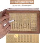 Money Saving Challenge Box Cash Vault Wooden Savings Box Cash Saver  500  10000