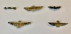 Very Early Native American Thunderbird And Arrow Souvenir Silver Pins - Lot Of 5