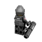 Swat Operator  Breach   Entry  Minifig - Police Tactical Custom Printed Minifig