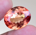 Flawless Natural Padparadscha Sapphire 27 35 Ct Oval Certified Loose Gemstone
