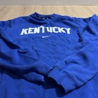 Kentucky Wildcats Sweatshirt Mens Medium Blue Pullover Nike