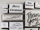 Vintage Stampin Up Rubber Stamp Lot Of 30 Sentiments Scenery Holiday Mix 1990s