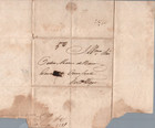 Brazil 1837 Pre-philatelic Folded Letter Rio De Janeiro To Ouro Preto 50 R  is
