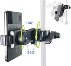Universal Microphone Mic Stand Mount Phone Holder For Iphone 16 15 14 13 Pro Max