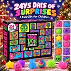 2026 Needoh Advent Calendar 24 Days Surprise Toys Christmas Gift Kids