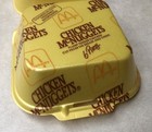 6 Piece Chicken Mcnuggets Mcdonald s Clamshell Foam Container Box Vintage Nos