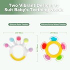 Haakaa Silicone Teether Combo - Baby Freezer Teething Toy - Soft Cold Teether -