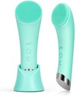 Pritech Silicone Face Scrubber  Rechargeable Facial Cleansing Brush With Heat Ma