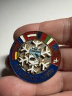 Rifugio Lagazuoi Enamel Ski Pin Lagazuoi Dolomites Cortina D ampezzo  Italy 