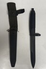 Hk G3 Bayonet With Scabbard - Vg Condition - 12 Groove Handle