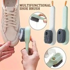 Multi-surface Liquid Shoe Brush - Soft Bristles   Ergonomic Handle For Bathroom