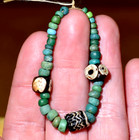 Ancient Glass Excavated Djenne Dig Beads Mali African Trade Circa 1000 Years Old