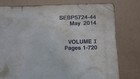Caterpillar Cat 980k Wheel Loader Parts Manual Vol  1 Sebp5724